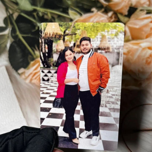 Photo Metal Wallet Card | Personalised Gift - Giftsapp.in