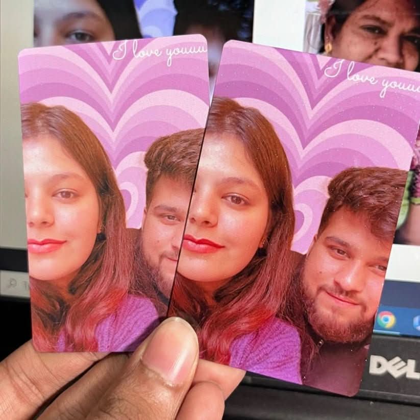 Photo Metal Wallet Card | Personalised Gift - Giftsapp.in