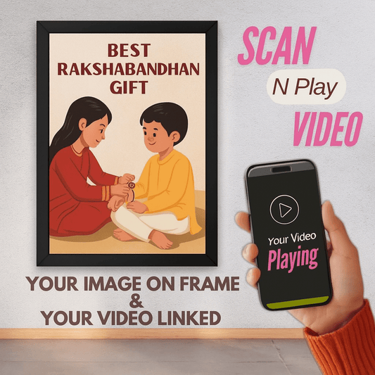 "Raksha Bandhan Best Gift - Scan Frame" - Giftsapp.in
