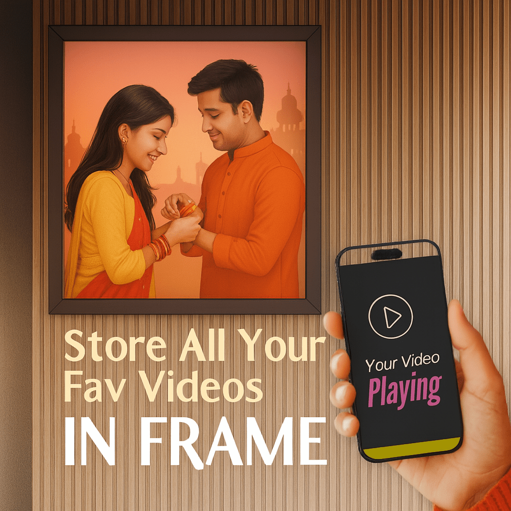 "Raksha Bandhan Best Gift - Scan Frame" - Giftsapp.in