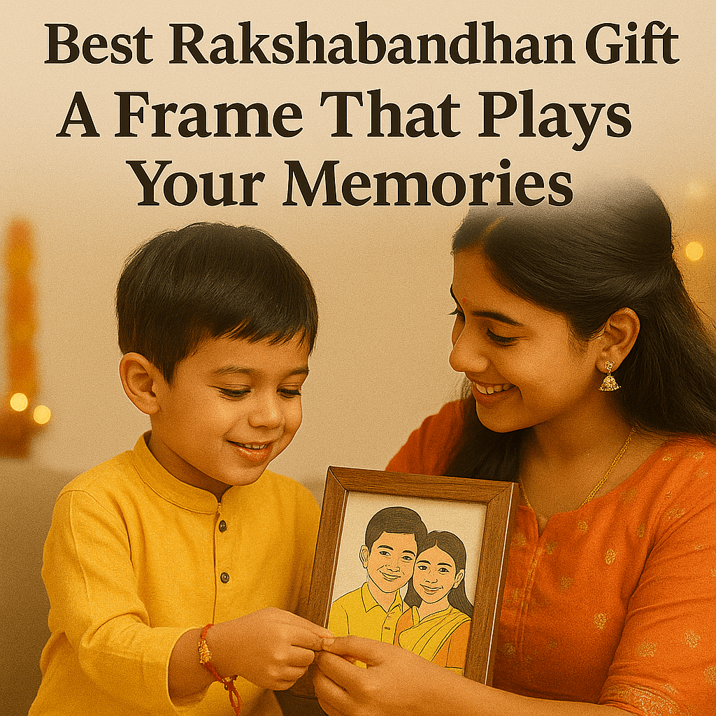 "Raksha Bandhan Best Gift - Scan Frame" - Giftsapp.in