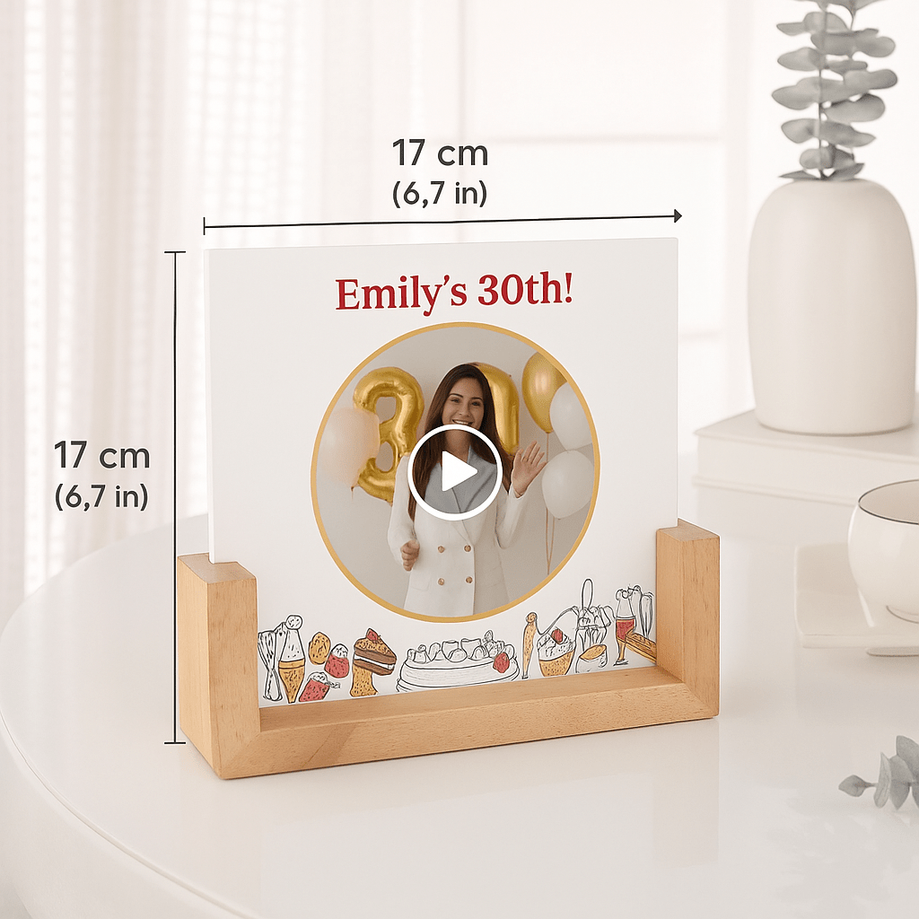Two Day Delivery - Ai Scan Acrylic Frame - Giftsapp.in