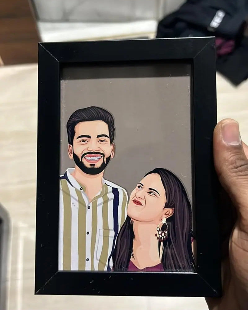 Hand Drawn Illustration Photo frame