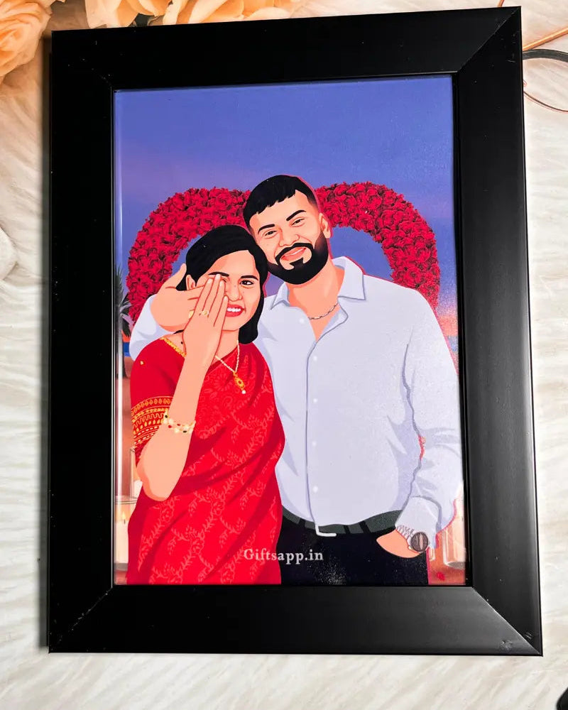 Hand Drawn Illustration Photo frame
