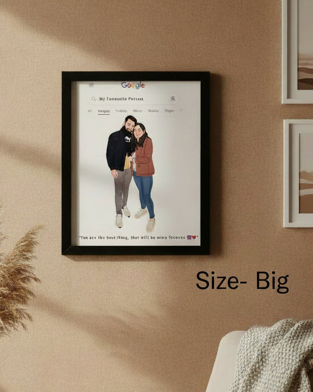 Hand Drawn Illustration Photo frame
