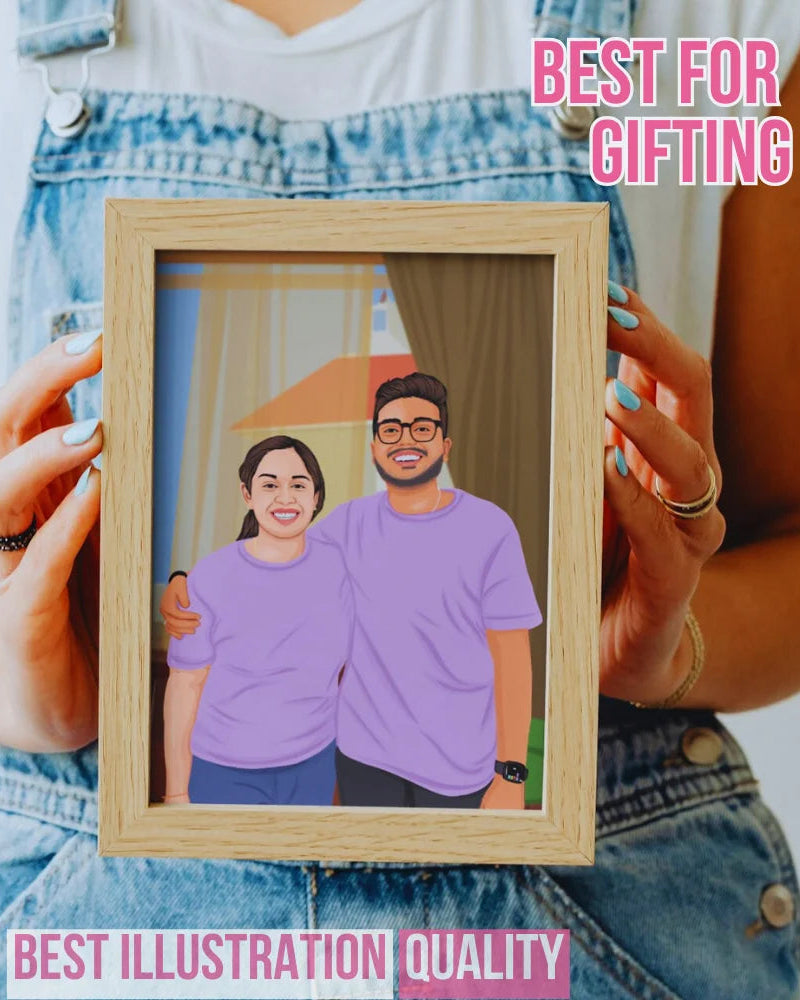 Hand Drawn Illustration Photo frame