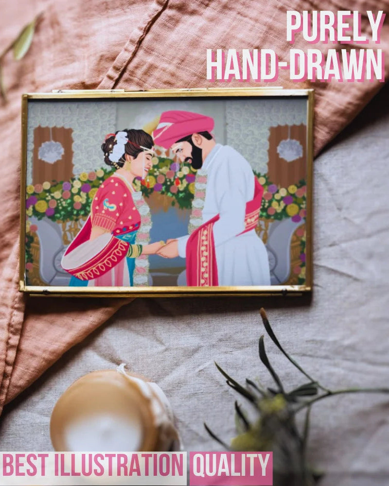 Hand Drawn Illustration Photo frame