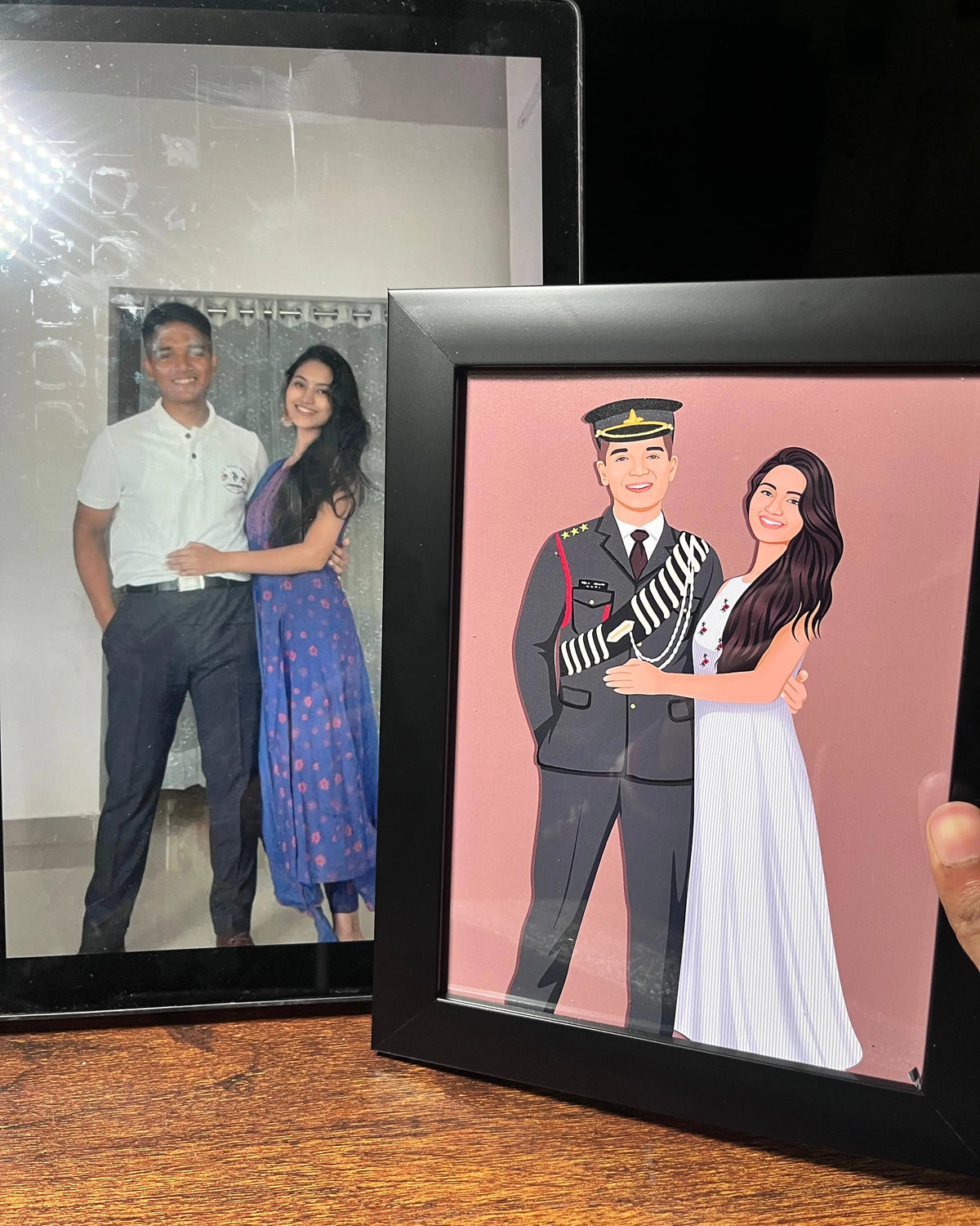 Hand Drawn Illustration Photo frame