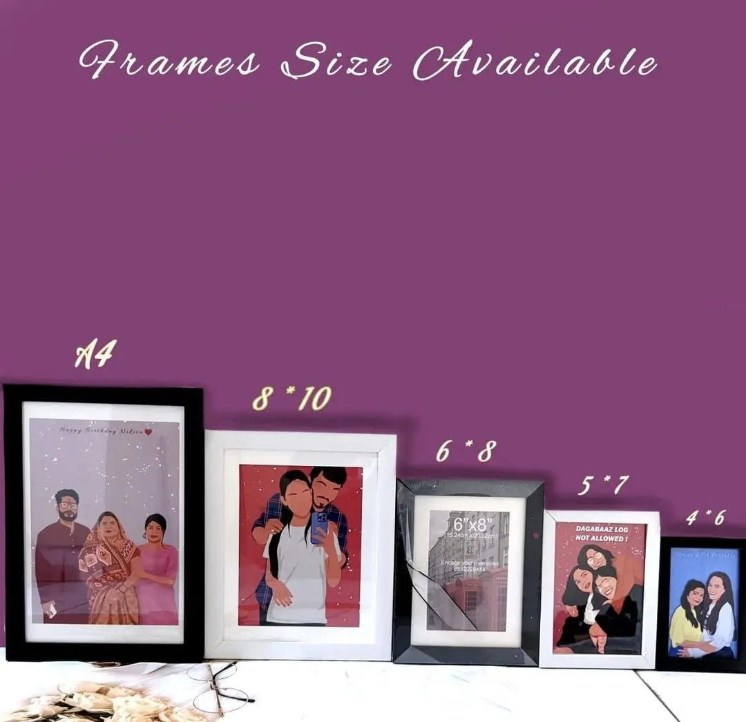 Hand Drawn Illustration Photo frame